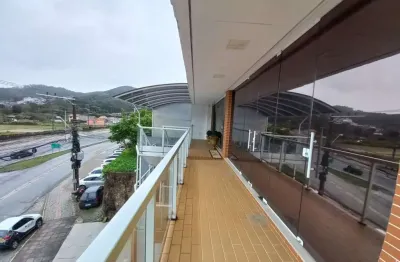 Locação | sala comercial de 120 m² com 2 lavabos - saco grande, em florianópolis. c