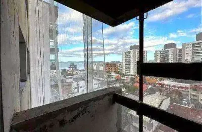 À venda | 86 m², novo, sacada com churrasqueira, 3 quartos e 2 vagas - barreiros, em florianópolis.