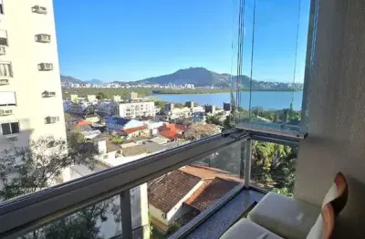 À venda | 69 m², vista mar, 2 quartos, semi mobiliado e 1 vaga - joão paulo, em florianópolis.