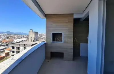 À venda | 96 m², andar alto, vista mar, 3 quartos e 1 vaga - barreiros, em são josé.