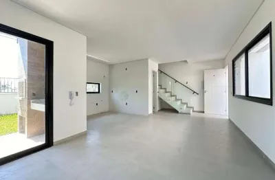 À venda | sobrado de 98 m², 3 quartos, varanda gourmet, sacada e 1 vaga - palhoça/sc.