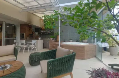 À venda | cobertura de 147 m², terraço com hidromassagem, 2 quartos e 2 vagas - itacorubi, em florianópolis.