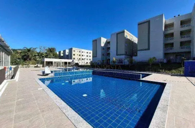 À venda | 47 m², sacada com churrasqueira, 2 quartos e 1 vaga - jardim janaina, em biguaçu.