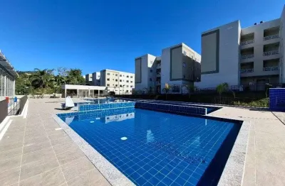 À venda | 47 m², sacada com churrasqueira, 2 quartos e 1 vaga - jardim janaina, em biguaçu.