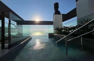 À venda | 73 m², sacada com churrasqueira, vista mar, 2 quartos e 2 vagas - agronômica, em florianópolis.