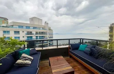 Locação | duplex, 303 m³, vista mar, terraço privativo, 4 quartos e 3 vagas - agronômica, em florianópolis.