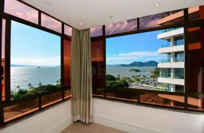 À venda | apartamento frente mar, 206 m², 4 quartos e 2 vagas - agronômica, em florianópolis.