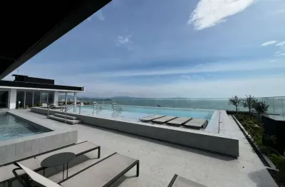 Apartamento com 2 quartos à venda, sacada com churrasqueira, vista mar e 1 vaga - novo estreito, em florianópolis.