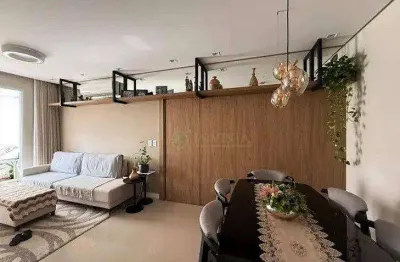 Apartamento com 2 quartos à venda em barreiros, sacada com churrasqueira, semi mobiliado e 1 vaga - próximo à faculdade estácio de sá.