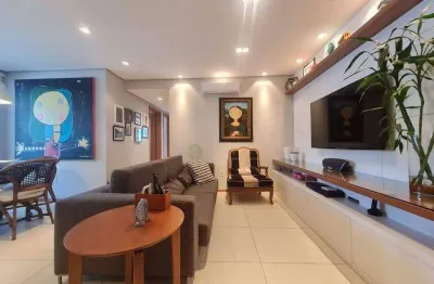 Apartamento com 3 quartos à venda na praia do campeche, sacada com churrasqueira, mobiliado e 2 vagas - florianópolis/sc.