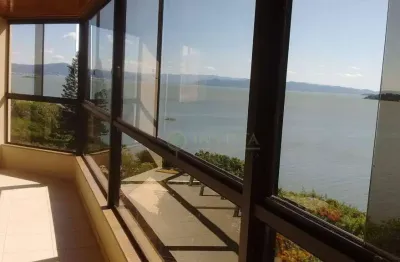 Cobertura com 4 quartos à venda em florianópolis, frente mar, 278 m² e 3 vagas - bairro joão paulo.
