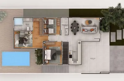 Á Venda | 167m² de área privativa, 3 quartos, 2 piscinas em Palhoça