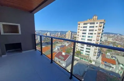 Apartamento à venda em São José/SC! Vista Mar, Sacada com churrasqueira e 1 vaga - Bairro Barreiros.