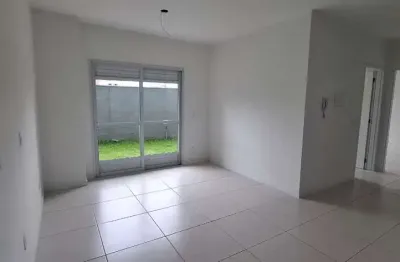 Apartamento garden com 2 quartos para alugar em palhoça/sc! sacada com churrasqueira e 1 vaga de garagem.