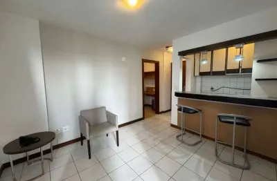 Locação | apartamento mobiliado, vista parcial mar, 1 quarto e 1 vaga de garagem - no centro de florianópolis