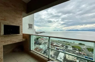 Apartamento mobiliado com 2 quartos à venda em Florianópolis/SC - Sacada com Churrasqueira e vista Mar, bairro Estreito.