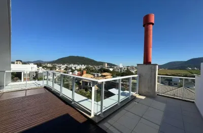 À venda | duplex, 227 m², terraço privativo com churrasqueira, 3 quartos e 3 vagas - praia do campeche, em florianópolis.