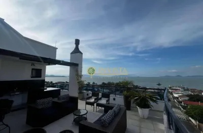 Cobertura com piscina privativa à venda em florianópolis/sc! 3 quartos, 337 m² e 3 vagas de garagem - bairro balneário do estreito.