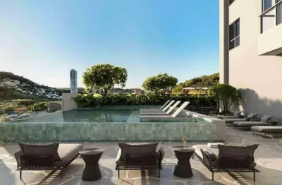 Apartamento de 2 suítes no residencial positano, praia brava.