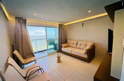 À venda | apto frente mar, vista permanente– pé na areia | jardim oceania - joão pessoa