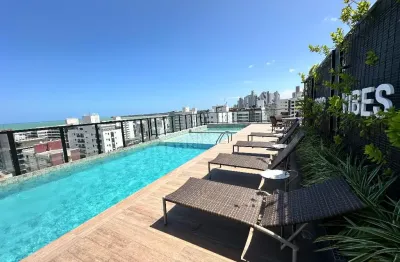 Flat a venda porteira fechada rentabilizando, tambaú, joao pessoa/pb