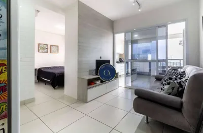 Apartamento com 1 dormitório à venda, 36 m² - brooklin - são paulo/sp