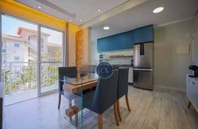 Apartamento com 3 dormitórios à venda, 76 m² - chácara do solar iii - santana de parnaíba/sp