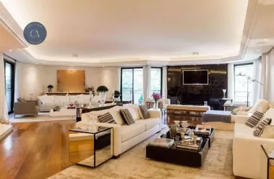 Apartamento com 4 dormitórios à venda, 600 m² - moema - são paulo/sp