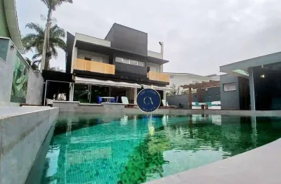 Casa em condomínio fechado com 5 quartos à venda na Alameda Caiaue, Riviera, Bertioga