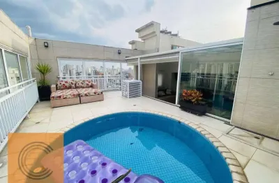 Cobertura 230m 3 dormitórios 2 suítesà venda, 230 m² por r$ 2.900.000 - anália franco - são paulo/sp