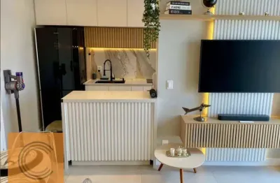 Apartamento mobiliado com 2 dormitórios à venda, 45 m² por r$ 511.000 - tatuapé - são paulo/sp