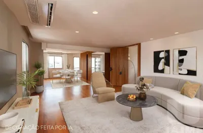 Apartamento 3 dormitórios  sendo 2 suítes 4 banheiros  sala 3 ambientes  2 vagas.