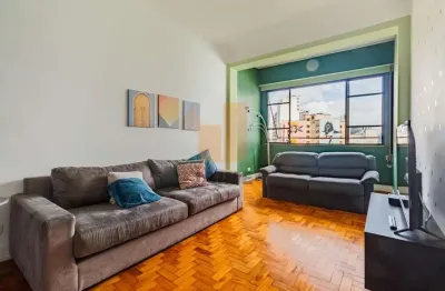 Apartamento mobiliado totalmente reformado, 2  dormitórios, oportunidade - higienópolis