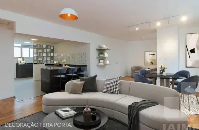 Uma pérola de 130,00 m² no coração de em higienópolis, em rua tranquila e arborizada