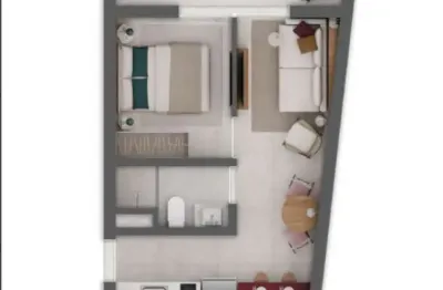 Apartamento com 1 quarto à venda na Rua Itambé, 465, Higienópolis, São Paulo
