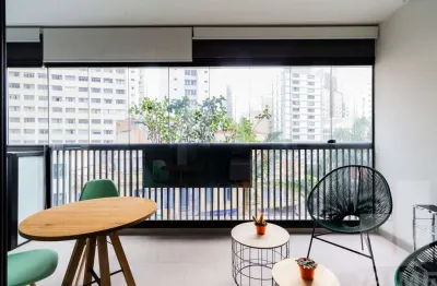 Apartamento próximo ao Metrô Santa Cecília, mobiliado, 1 dormitório e 1 vaga.