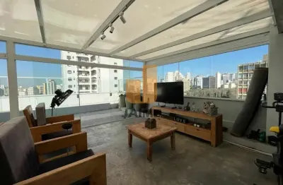 Cobertura duplex com linda vista, reformada com cozinha integrada a sala - higienópolis.