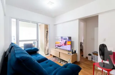 Apartamento próximo a santa casa, 1 dormitório e 1 vaga - santa cecília