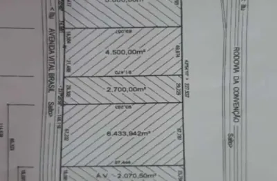 Terreno à venda na rodovia da convenção, 100, canjica, salto, 6433 m2 por r$ 1.650.000