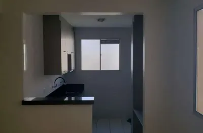 Apartamento de 60m² compostos por 2 dormitórios, banheiro social, cozinha americana com armarios planejados e cooktop  sala de estar e jantar integrad