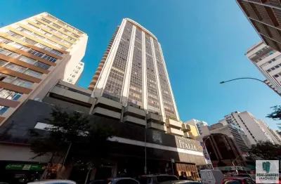 Sala comercial para locação em curitiba, centro, 1 banheiro, 1 vaga