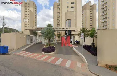 Apartamento com 2quartos à venda, 53 m² por r$ 250.000 - jardim guarujá - sorocaba/sp
