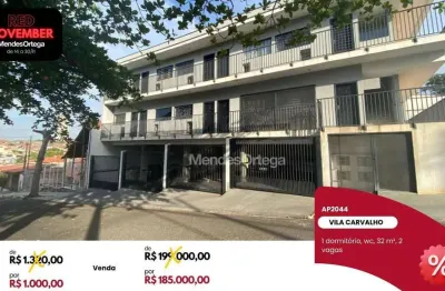 Apartamento com 1 dormitório, 32 m² - venda por r$ 199.000,00 ou aluguel por r$ 1.270,00/mês - vila carvalho - sorocaba/sp