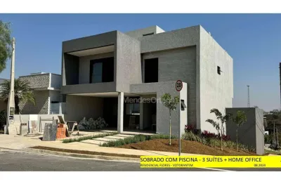 Casa com 3 dormitórios à venda, 252 m² por r$ 1.650.000,00 - condomínio residencial das flores - sorocaba/sp
