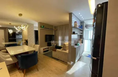 Apartamento mobiliado com 2 dormitórios à venda, 63 m² por r$ 640.000 - aparecidinha - sorocaba/sp