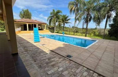 Chácara com 3 dormitórios à venda, 5000 m² por r$ 900.000,00 - fazenda d'oeste i - araçoiaba da serra/sp