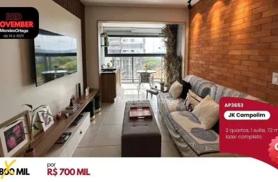Apartamento com 2 dormitórios à venda, 72 m² por r$ 800.000,00 - parque campolim - votorantim/sp