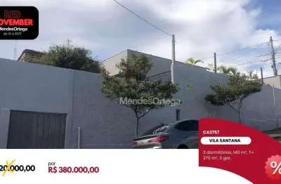 Casa com 3 dormitórios à venda, 139 m² por r$ 380.000,00 - vila santana - sorocaba/sp