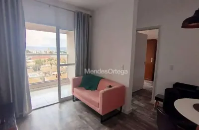 Apartamento mobiliado com 1 quarto para alugar, 49 m² por r$ 2.500/mês - jardim americano - sorocaba/sp