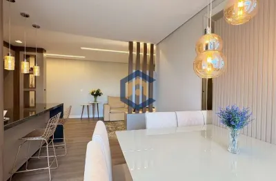 Apartamento semi mobiliado com 2 suítes e 2 vagas no bairro anita garibaldi, joinville/sc